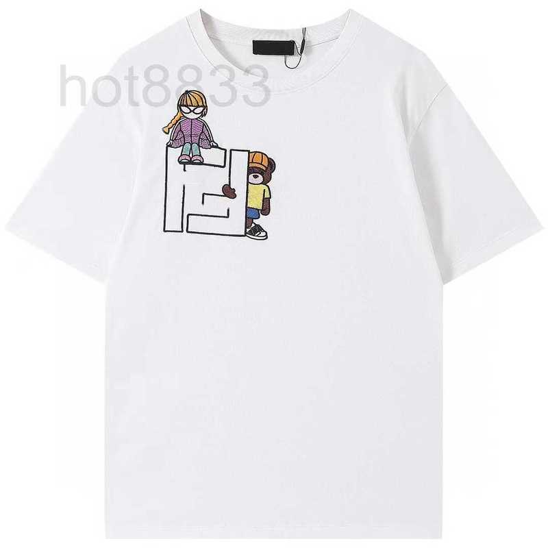 Women's T-Shirt Designer 2022 Summer New Little Bear Girl Embroidery Letter Men's and Short Sleeve T-shirt 6SAF, White
Women's T-Shirt Designer 2022 Summer New Little Bear Girl Embroidery Letter Men's and Short Sleeve T-shirt 6SAF, White