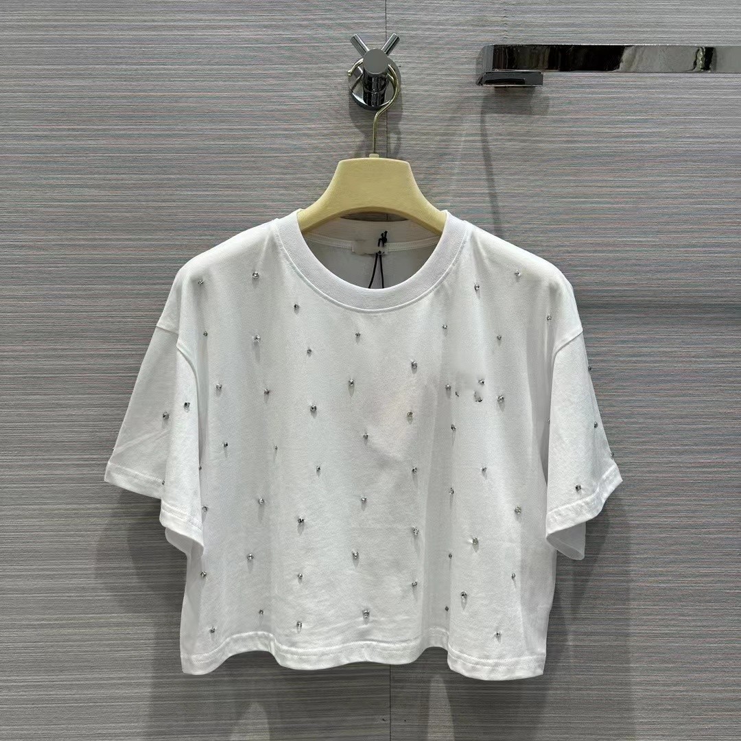 Milan Runway Tops 2023 New Spring Summer O Neck Short Sleeve Print Designer Tees Brand Same Style T-Shirt 1208-3, White
Milan Runway Tops 2023 New Spring Summer O Neck Short Sleeve Print Designer Tees Brand Same Style T-Shirt 1208-3, White