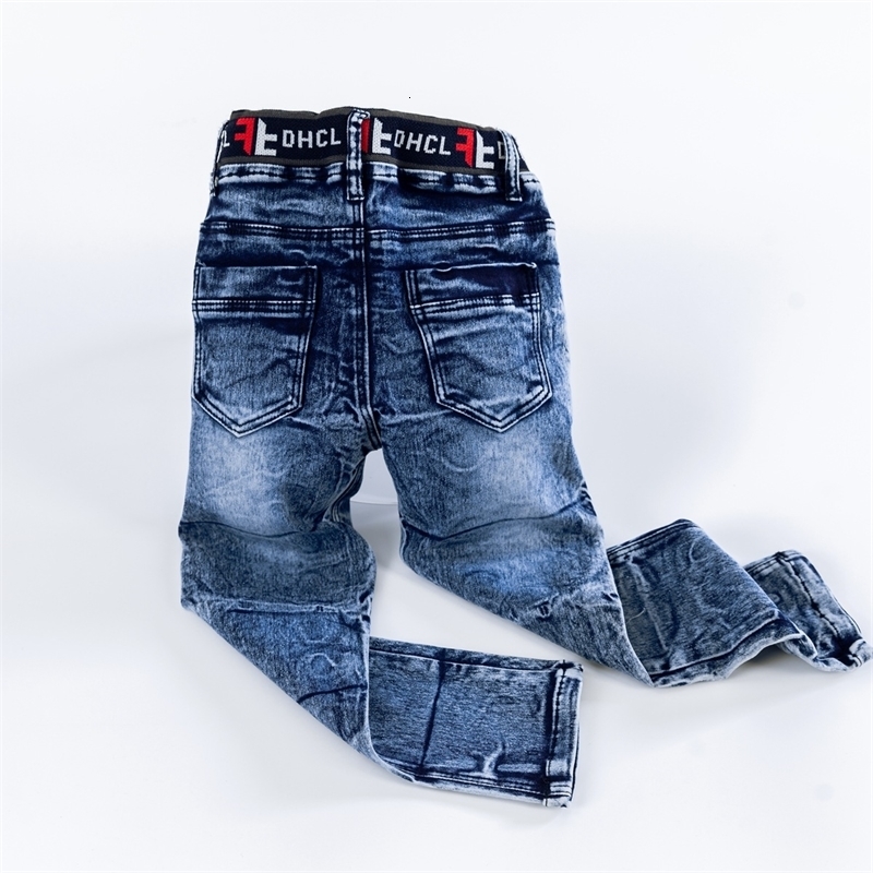 Trousers IENENS Autumn Boy's Jeans Clothes Kids Cowboy Pants Children Casual Denim Clothing Bottoms Baby Boy Stretch Jean L221207