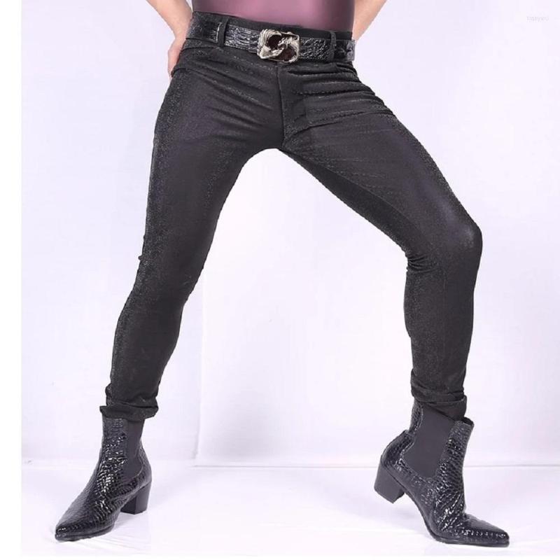 Men's Pants Men Slim Fit PU Leather Denim Style Casual Skinny Pencil Trousers Elastic Fashion Pattern High-Elastic Leisur Leggings, 3d plaid pu
Men's Pants Men Slim Fit PU Leather Denim Style Casual Skinny Pencil Trousers Elastic Fashion Pattern High-Elastic Leisur Leggings, 3d plaid pu