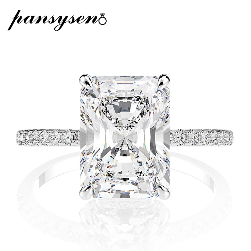 Solitaire Ring PANSYSEN 925 Sterling Silver Emerald Cut Simulated Diamond Wedding s for Women Luxury Proposal Engagement 221207
Solitaire Ring PANSYSEN 925 Sterling Silver Emerald Cut Simulated Diamond Wedding s for Women Luxury Proposal Engagement 221207