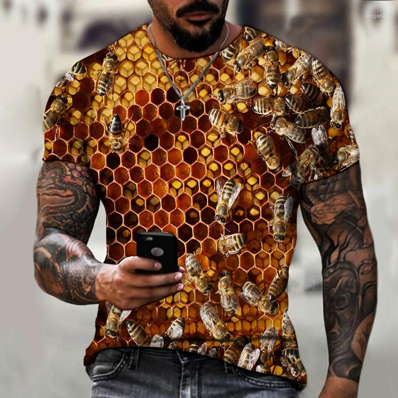 Men's T Shirts 3D Printed O-neck T-shirt Lightweight Breathable Honey Summer Style Super Large Cool Stuff, Bee19
Men's T Shirts 3D Printed O-neck T-shirt Lightweight Breathable Honey Summer Style Super Large Cool Stuff, Bee19
