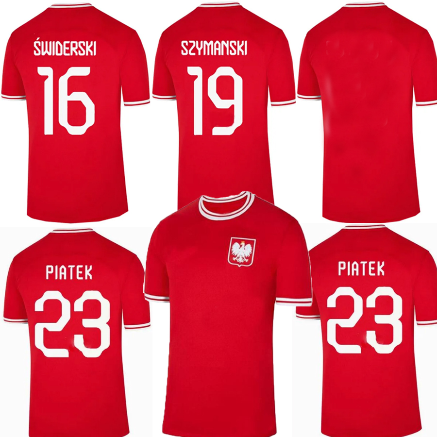 22 23 Soccer Jerseys polands LEWANDOWSKI football shirts men kids uniform Polonia ZIELINSKI MILIK ZALEWSKI SZYMANSKI PISZCZEK PIATEK GROSICKI world cup camisetas