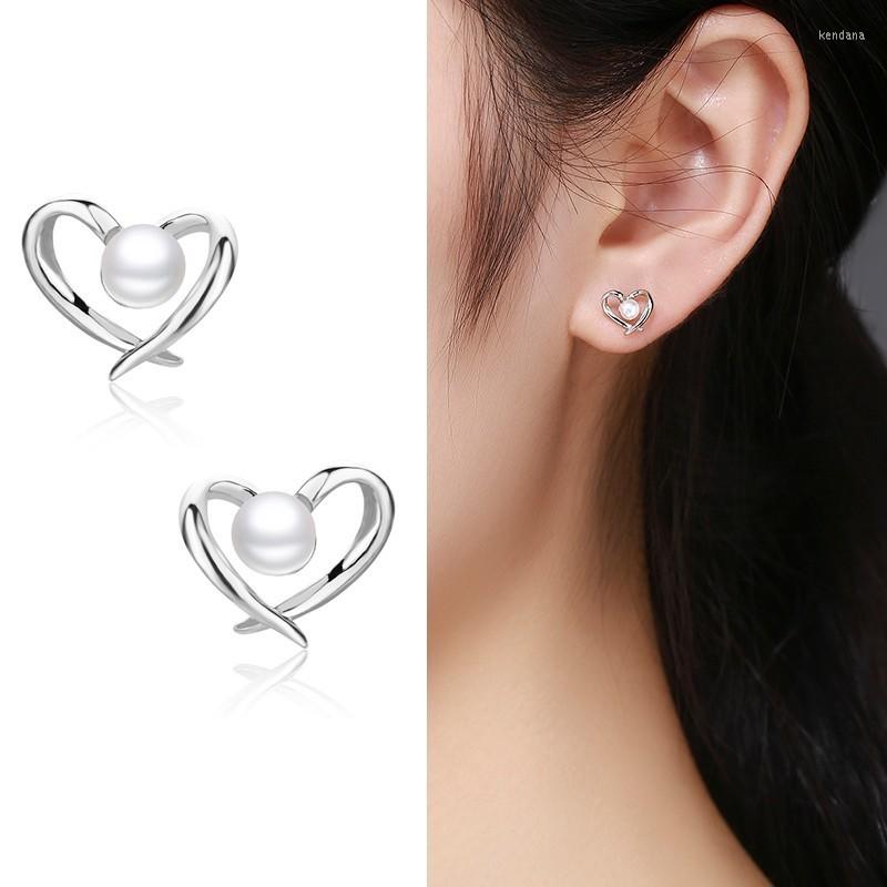 Stud Earrings Cute 925 Sterling Silver Heart Freshwater Pearl For Women Girls Child Kids Jewelry Orecchini Aros Aretes
Stud Earrings Cute 925 Sterling Silver Heart Freshwater Pearl For Women Girls Child Kids Jewelry Orecchini Aros Aretes