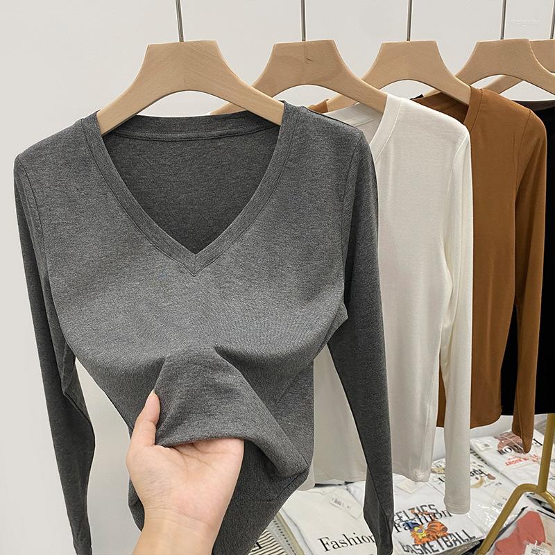 Women's T Shirts High-quality Stretch Long-sleeved T-shirt Women Solid Color Slim Fit Thin Shirt Top V-neck Sexy Long Sleeve Female, Black
Women's T Shirts High-quality Stretch Long-sleeved T-shirt Women Solid Color Slim Fit Thin Shirt Top V-neck Sexy Long Sleeve Female, Black