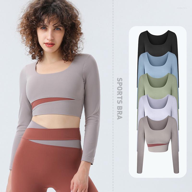 Women's T Shirts 2022 Fashion Temperament Matching Yoga Long Sleeve Comfortable Moisture WickingYoga Suit With Chest Pad, Blue
Women's T Shirts 2022 Fashion Temperament Matching Yoga Long Sleeve Comfortable Moisture WickingYoga Suit With Chest Pad, Blue