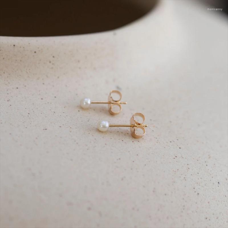 Stud Earrings 14K Gold Filled Small Pearl Studs Tarnish Resistant Earring Dainty Jewelry For Women Simple Waterproof
Stud Earrings 14K Gold Filled Small Pearl Studs Tarnish Resistant Earring Dainty Jewelry For Women Simple Waterproof