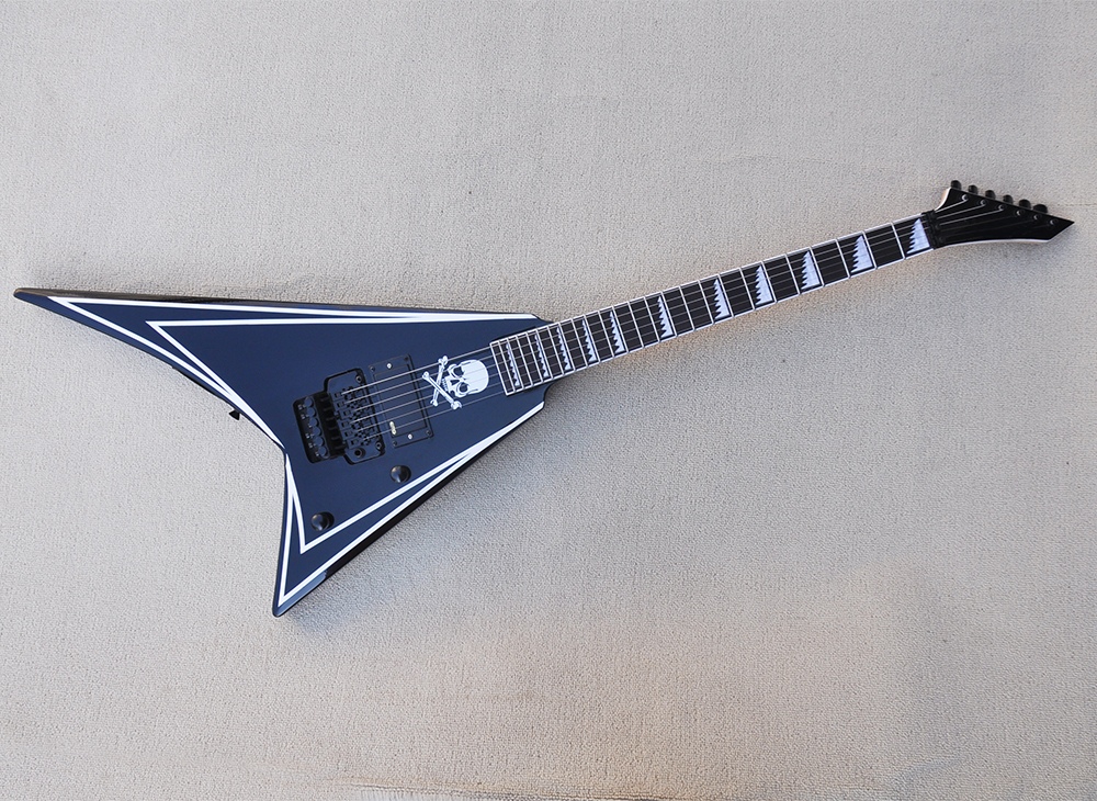 Black V Electric Guitar with White Sticker Floyd Rose Rosewood Fingerboard 24 Frets Can be Customized As Request
Black V Electric Guitar with White Sticker Floyd Rose Rosewood Fingerboard 24 Frets Can be Customized As Request
