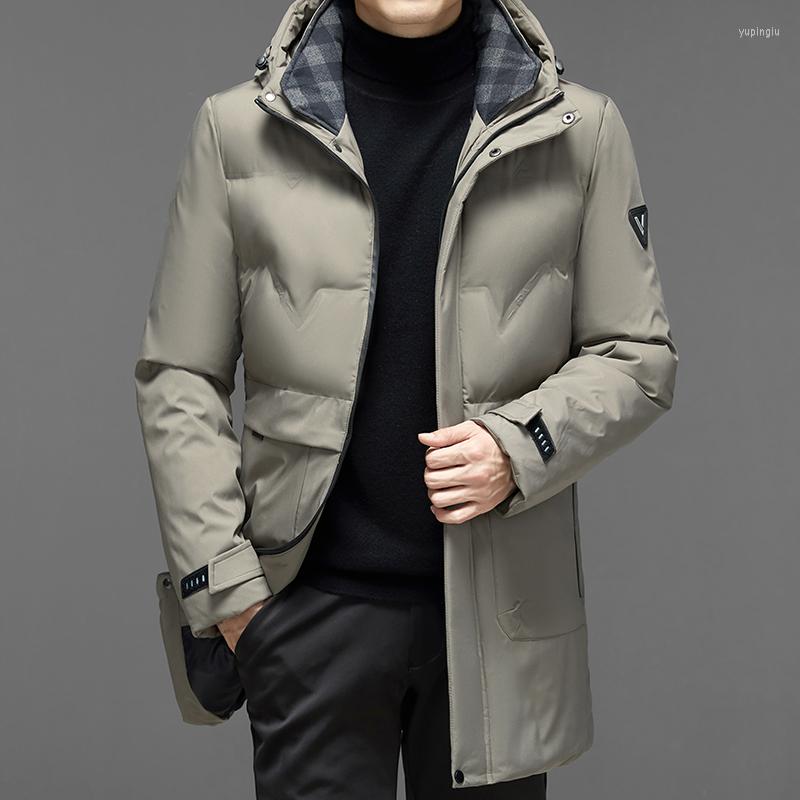 Men's Down 2022 Winter Men's Business Casual Thickened Mid-length Hooded Cotton Coat Outdoor Warm Windproof, Khaki
Men's Down 2022 Winter Men's Business Casual Thickened Mid-length Hooded Cotton Coat Outdoor Warm Windproof, Khaki
