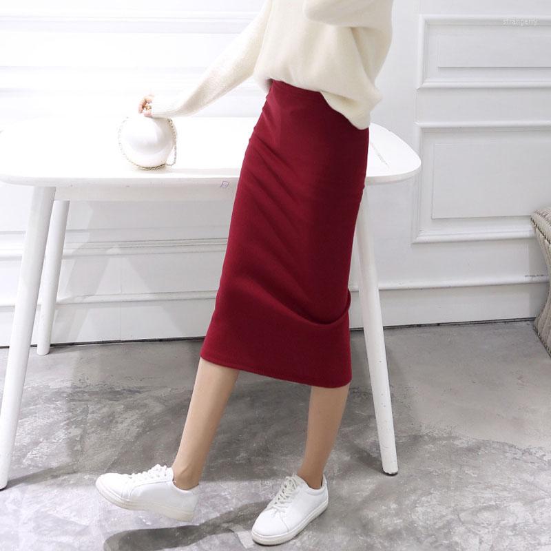 Skirts Women's Knit Skirt Autumn Spring Bodycon Elastic Split Medium Long Calfskin Slim Pencil, Navy blue
Skirts Women's Knit Skirt Autumn Spring Bodycon Elastic Split Medium Long Calfskin Slim Pencil, Navy blue