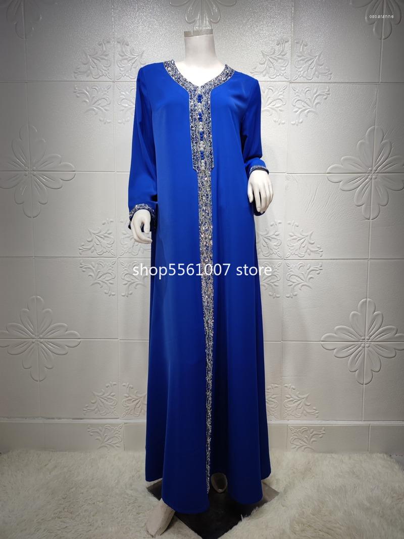 Ethnic Clothing Eid 2022 Arabic Dress Maxi Loose Women Dubai Jalabiya Rhinestones Muslim Islam Clothes Moroccan Caftan Blue Abaya Party
Ethnic Clothing Eid 2022 Arabic Dress Maxi Loose Women Dubai Jalabiya Rhinestones Muslim Islam Clothes Moroccan Caftan Blue Abaya Party