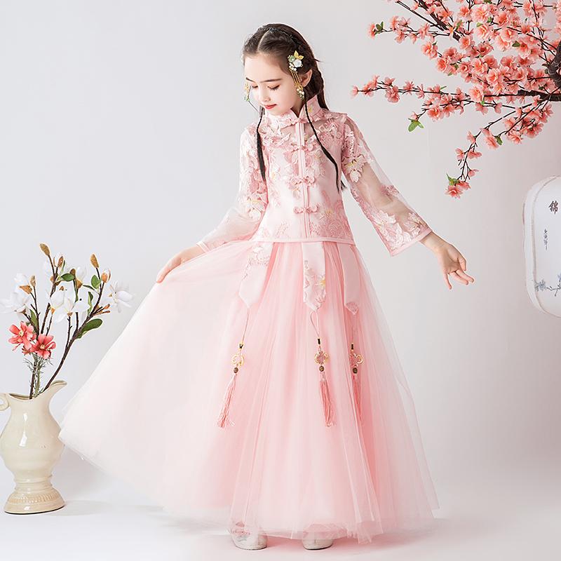 Ethnic Clothing Flower Girl Wedding Party Embroidered Dress Birthday School Graduation Eucharist Lace Vestidos
Ethnic Clothing Flower Girl Wedding Party Embroidered Dress Birthday School Graduation Eucharist Lace Vestidos