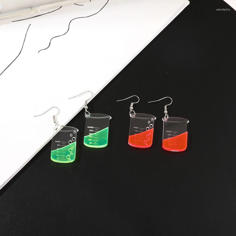 Dangle Earrings 2 Colors Transparent Beaker Chemistry Cup Acrylic Cute Creative Measuring For Women Fashion Jewelry E20064 
Dangle Earrings 2 Colors Transparent Beaker Chemistry Cup Acrylic Cute Creative Measuring For Women Fashion Jewelry E20064