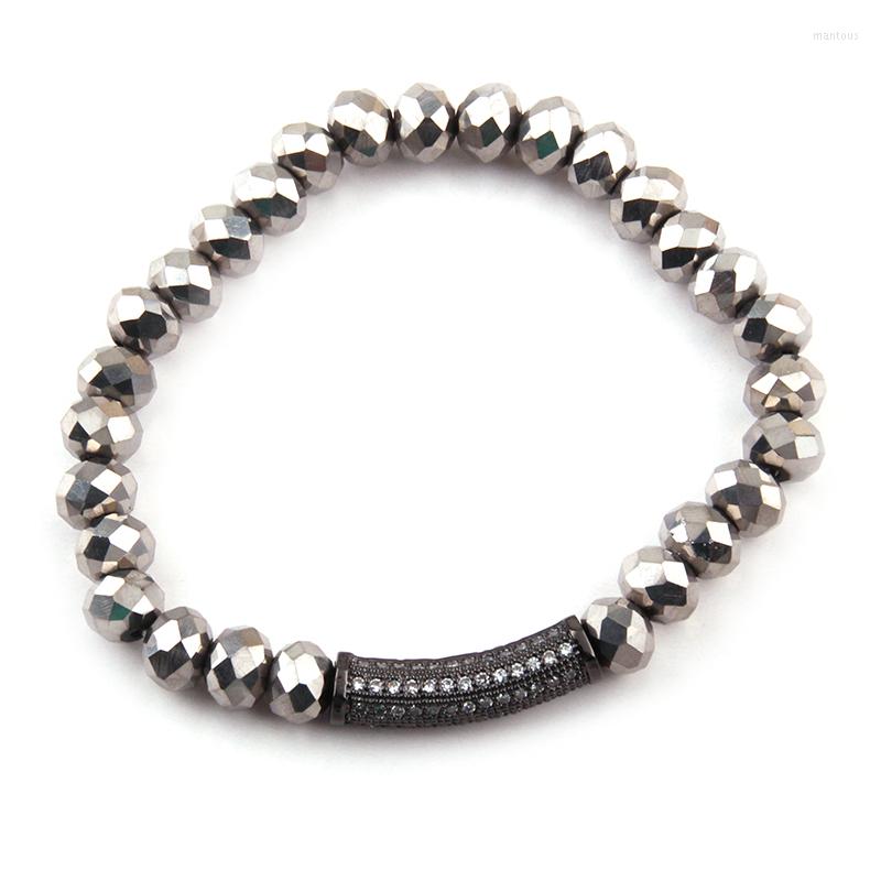 Strand MOODPC Women Brown Beige Crystal Bracelets Hematite Zircon Paved Bar Glass Bracelet
Strand MOODPC Women Brown Beige Crystal Bracelets Hematite Zircon Paved Bar Glass Bracelet