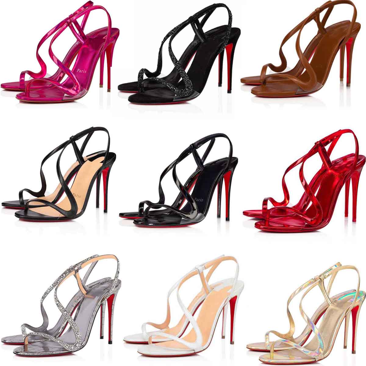 Women reds sole high heels luxury sandals dress shoes wedding party Rosalie 100mm sheep Leather Slingback Sandals ankle strap black white nude pump with box, #01
Women reds sole high heels luxury sandals dress shoes wedding party Rosalie 100mm sheep Leather Slingback Sandals ankle strap black white nude pump with box, #01
