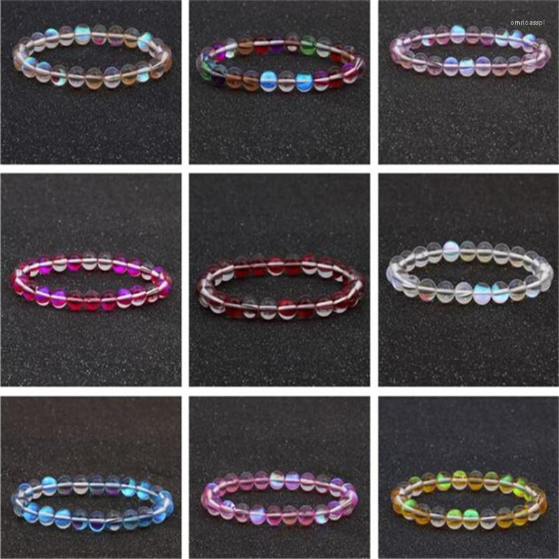 Bangle Elastic Mermaid Glass Bracelets Boho Plated Colorful Beads Bracelet Strand Friendship B031
Bangle Elastic Mermaid Glass Bracelets Boho Plated Colorful Beads Bracelet Strand Friendship B031