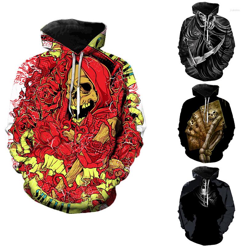Men's Hoodies Cool Street Style And Women's Death Print Long-sleeved Round Neck Thin Pullover Hoodie 3D Printing, Black
Men's Hoodies Cool Street Style And Women's Death Print Long-sleeved Round Neck Thin Pullover Hoodie 3D Printing, Black