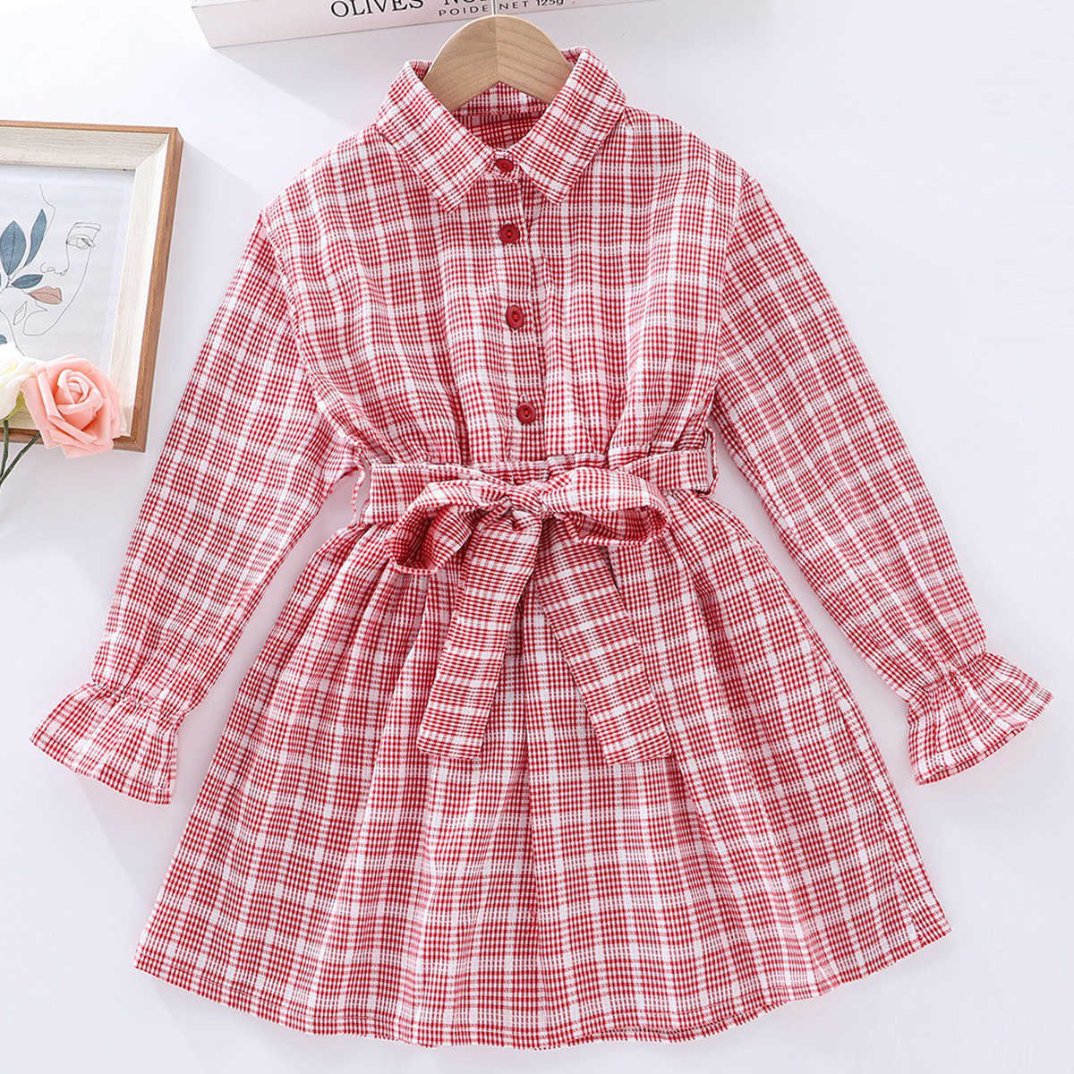 Girl's Dresses Spring Preppy Plaid Girls Dress Student Dresses for Kids Costume Teenagers School Children Clothes Vestidos 4 6 8 10 12 14 Years T221207, Beige
Girl's Dresses Spring Preppy Plaid Girls Dress Student Dresses for Kids Costume Teenagers School Children Clothes Vestidos 4 6 8 10 12 14 Years T221207, Beige
