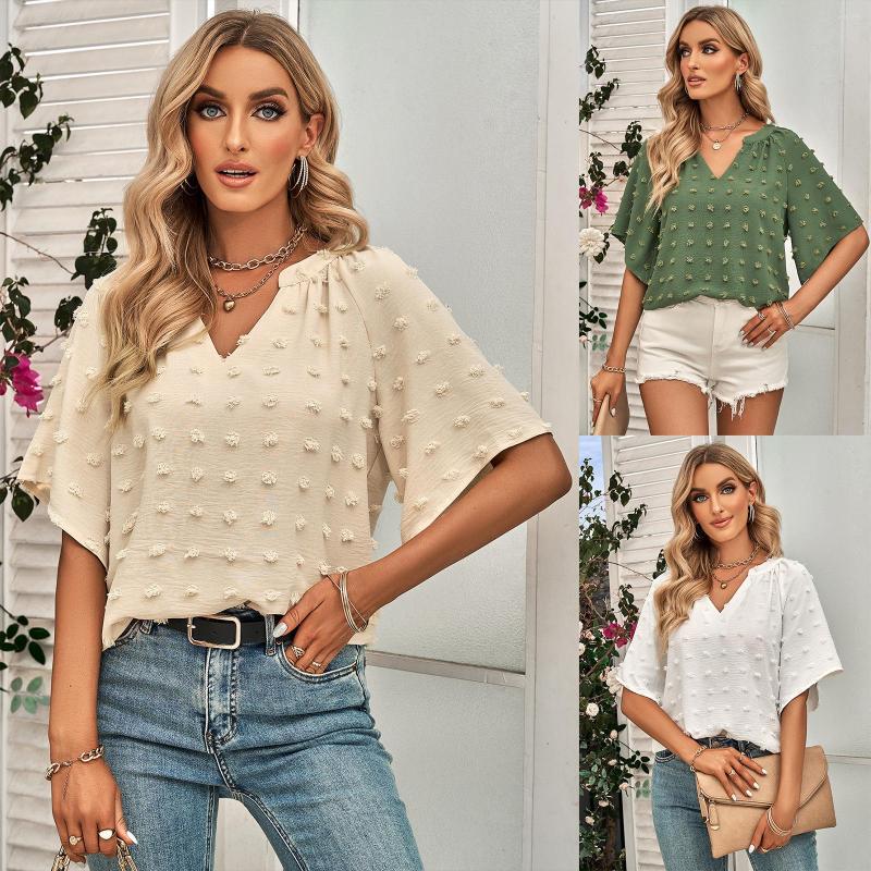 Women' Blouses Casual Women Summer T-shirt Fashion Printed Patchwork Stretch Loose Shirt Clothes Irregular 2023 Wool Ball Tops TOP226, Green
Women' Blouses Casual Women Summer T-shirt Fashion Printed Patchwork Stretch Loose Shirt Clothes Irregular 2023 Wool Ball Tops TOP226, Green