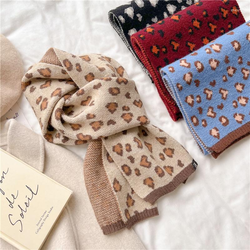 Scarves 2022 Leopard Knit Warm Scarf For Women Classic Winter Skinny Neckerchief Bufanda Female Woolen Yarn Shawl Wraps Foulard
Scarves 2022 Leopard Knit Warm Scarf For Women Classic Winter Skinny Neckerchief Bufanda Female Woolen Yarn Shawl Wraps Foulard