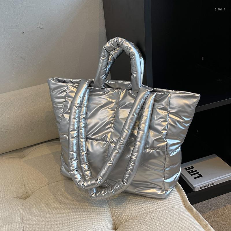 Evening Bags Space Down Cotton Luxury Designer Handbag Large Tote Winter Soft Padded Shoulder For Women Quilted Shopper Bag, Champagne
Evening Bags Space Down Cotton Luxury Designer Handbag Large Tote Winter Soft Padded Shoulder For Women Quilted Shopper Bag, Champagne