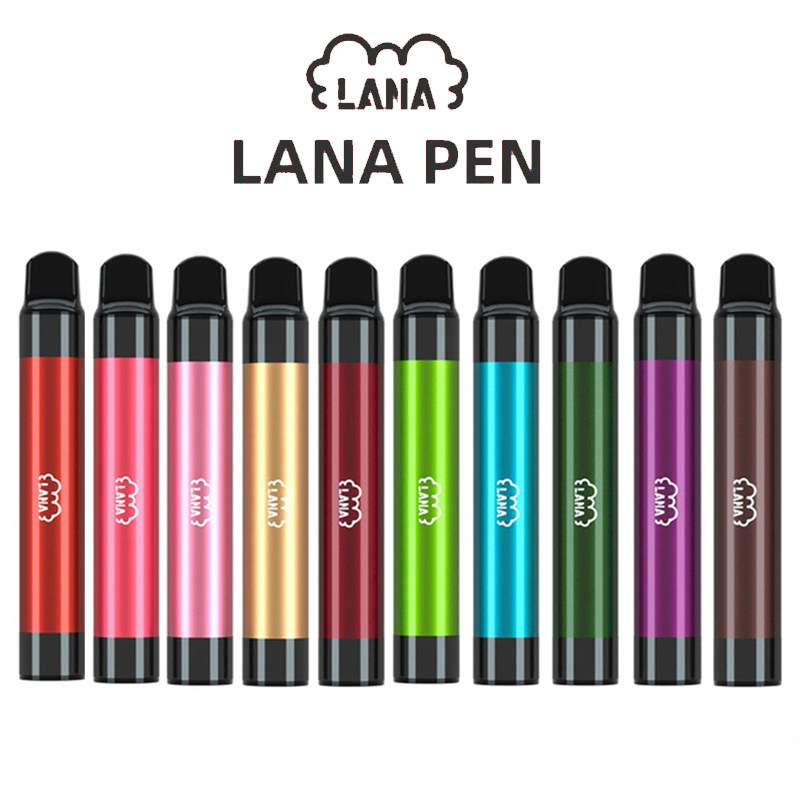 Original Lana Vape Pen Disposable E cigarettes 2000 Puffs Mesh Coil Vape Pen 6ml Pre-Filled Cartridge Oil Pods 1000mAh Battery Vaporizers 10 flavors
Original Lana Vape Pen Disposable E cigarettes 2000 Puffs Mesh Coil Vape Pen 6ml Pre-Filled Cartridge Oil Pods 1000mAh Battery Vaporizers 10 flavors