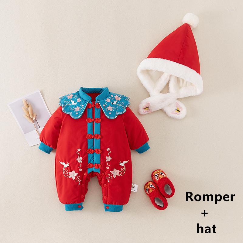 Ethnic Clothing 0-1Y Baby Year Romper Hat Red Annual Dress Hanfu Chinese Traditional Thick Warm Lucky Boy Girl
Ethnic Clothing 0-1Y Baby Year Romper Hat Red Annual Dress Hanfu Chinese Traditional Thick Warm Lucky Boy Girl