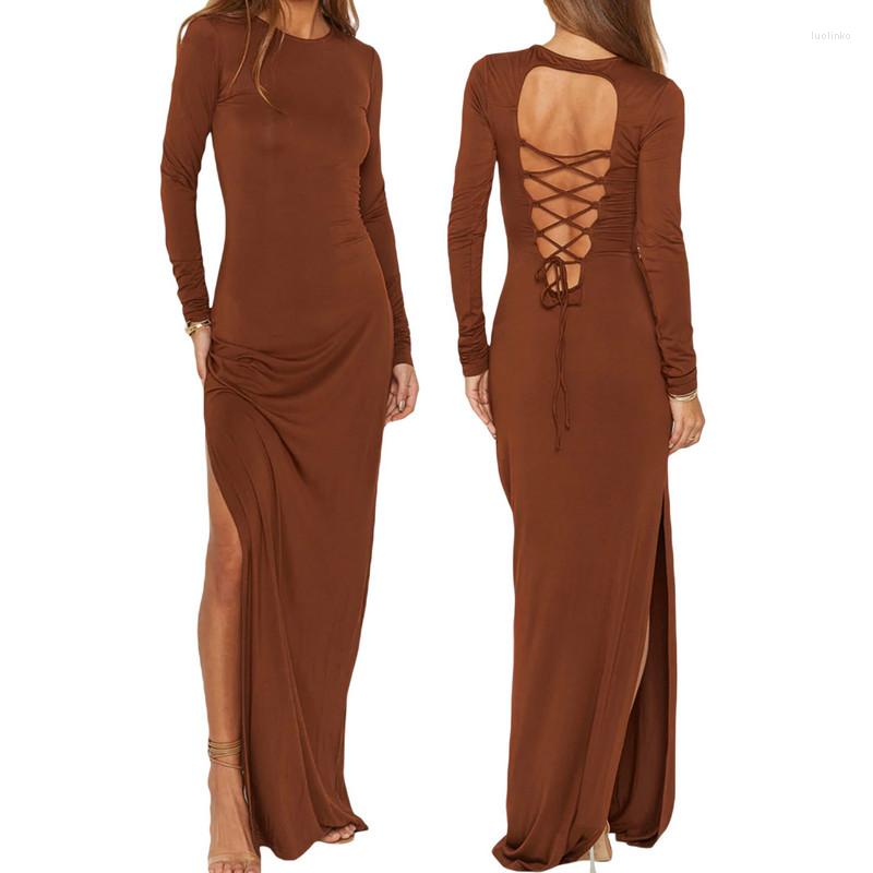 Casual Dresses Women Vintage Evening Party Fall Winter Clothes 2022 Chic Elegant Sexy Bodycon Backless Long Sleeve Dress Night Club
Casual Dresses Women Vintage Evening Party Fall Winter Clothes 2022 Chic Elegant Sexy Bodycon Backless Long Sleeve Dress Night Club