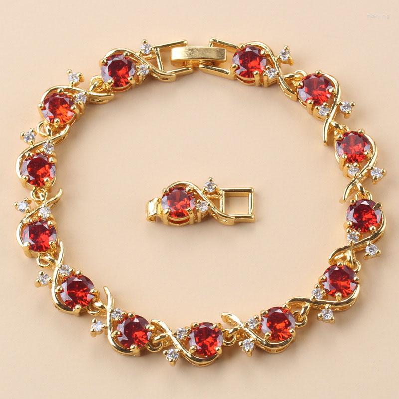 Link Bracelets Bride Classic Wedding Jewelry With 925 Mark Gold Color Charm Bracelet Bangle Length 20 CM
Link Bracelets Bride Classic Wedding Jewelry With 925 Mark Gold Color Charm Bracelet Bangle Length 20 CM