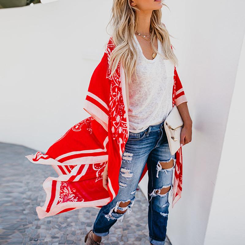 Women' Blouses & Shirts Women Floral Shawl Kimono Cardigan Beach Cover Up Beachwear Top For Summer XIN, Black
Women' Blouses & Shirts Women Floral Shawl Kimono Cardigan Beach Cover Up Beachwear Top For Summer XIN, Black
