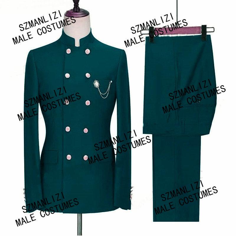 Men's Suits & Blazers 2022 Latest Coat Pant Designs Double Breasted Green Tuxedos Party Male Dress Gold Buttons Groom For Wedding Costume Ho, Auburn
Men's Suits & Blazers 2022 Latest Coat Pant Designs Double Breasted Green Tuxedos Party Male Dress Gold Buttons Groom For Wedding Costume Ho, Auburn