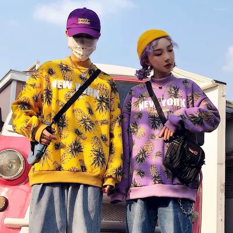 Men's Hoodies Harajuku Hip-hop Sweatshirt Korean Loose Trend Winter Student Pullover Jacket Male Pineapple Letter Printing Top, Yellow
Men's Hoodies Harajuku Hip-hop Sweatshirt Korean Loose Trend Winter Student Pullover Jacket Male Pineapple Letter Printing Top, Yellow