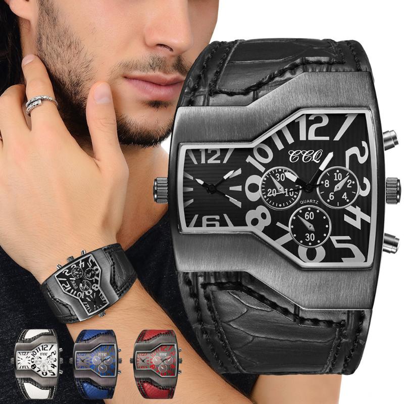 Wristwatches Watches For Men Big Wide Exaggeration Dial Leather Cool Wistwatch Clock Casual Man Gift Sport Watch Male Relogio Masculino, Redc
Wristwatches Watches For Men Big Wide Exaggeration Dial Leather Cool Wistwatch Clock Casual Man Gift Sport Watch Male Relogio Masculino, Redc