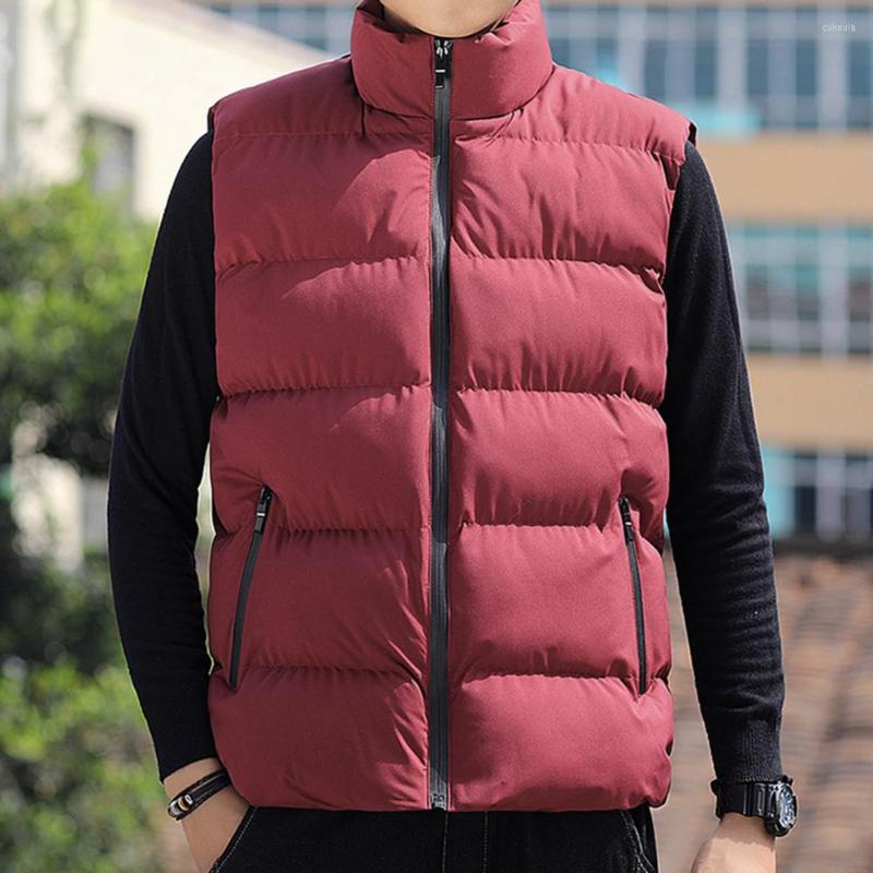 Men's Vests Men Winter Vest Solid Color Sleeveless Keep Warm Zip Up Pockets Waistcoat For Home, Black
Men's Vests Men Winter Vest Solid Color Sleeveless Keep Warm Zip Up Pockets Waistcoat For Home, Black
