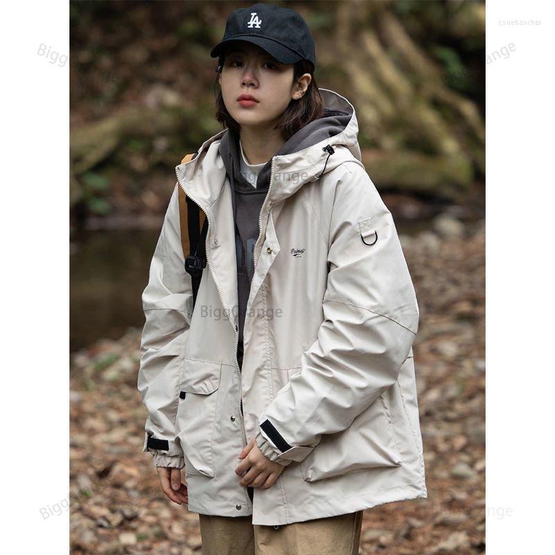 Women's Trench Coats Simple Fashion Multi-pocket Outdoor Hooded Jacket Coat Women Couple Loose Street Sports Winter Warm For
Women's Trench Coats Simple Fashion Multi-pocket Outdoor Hooded Jacket Coat Women Couple Loose Street Sports Winter Warm For