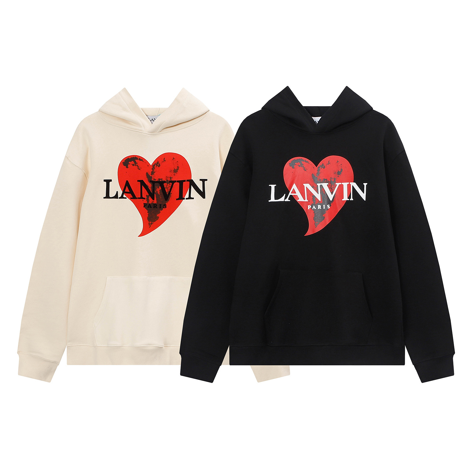 Lanvin Fashion Brand Mens Hoodie Couples High Street Red Heart Print Sweatshirts Loose Pullover Sweater Tops Size S-XL, Beige
Lanvin Fashion Brand Mens Hoodie Couples High Street Red Heart Print Sweatshirts Loose Pullover Sweater Tops Size S-XL, Beige