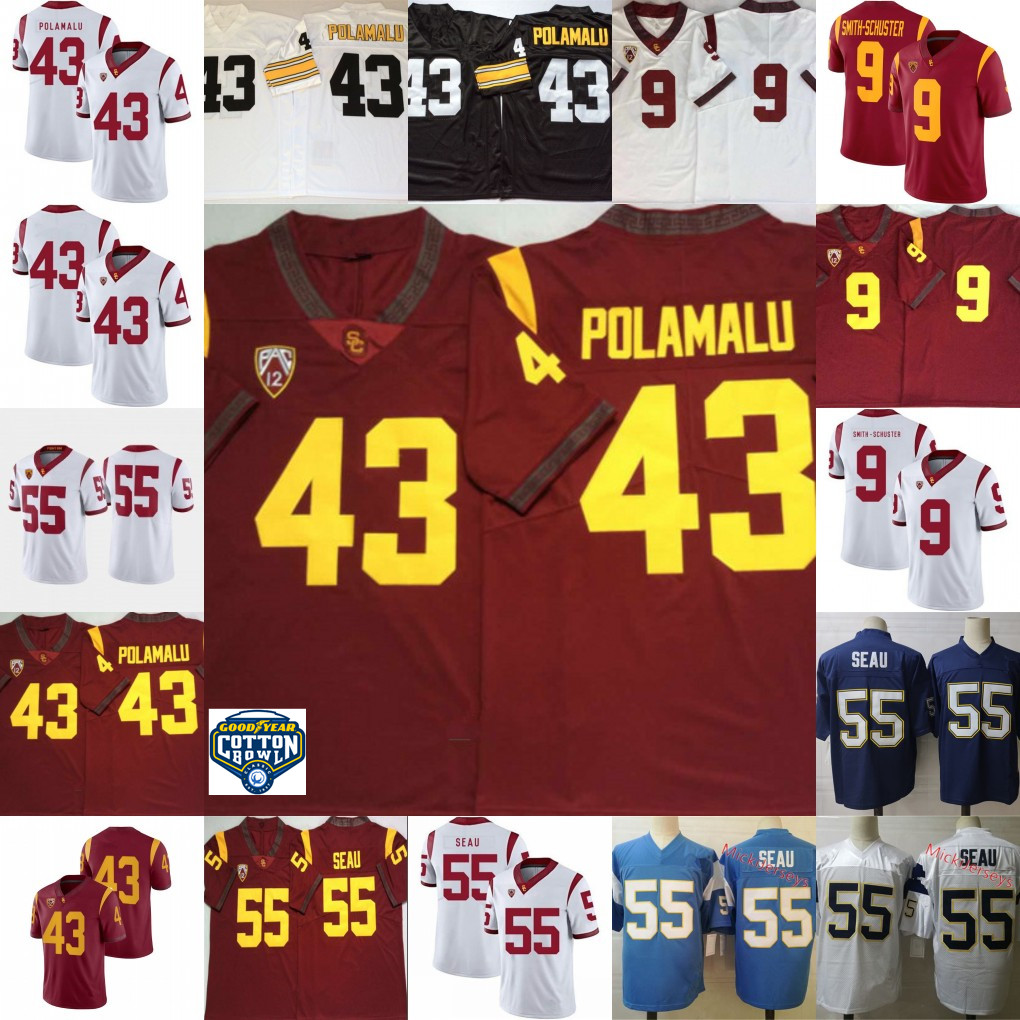 Mens Junior Seau USC Trojans Football Jersey Stitched #9 JuJu Smith-Schuster 43 Troy Polamalu USC Jersey, 43 troy polamalu/red no name
Mens Junior Seau USC Trojans Football Jersey Stitched #9 JuJu Smith-Schuster 43 Troy Polamalu USC Jersey, 43 troy polamalu/red no name