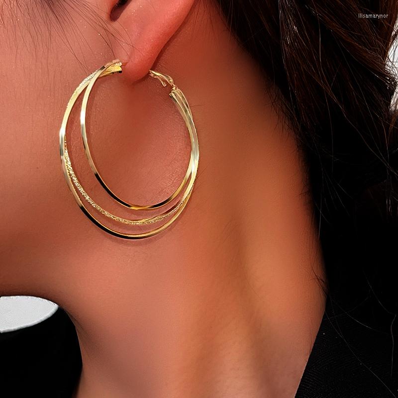 Hoop Earrings Exaggerated Big Large Circle Brincos D'oreilles Shiny Earring Charming Trendy Statement Ear Jewelry For Women
Hoop Earrings Exaggerated Big Large Circle Brincos D'oreilles Shiny Earring Charming Trendy Statement Ear Jewelry For Women