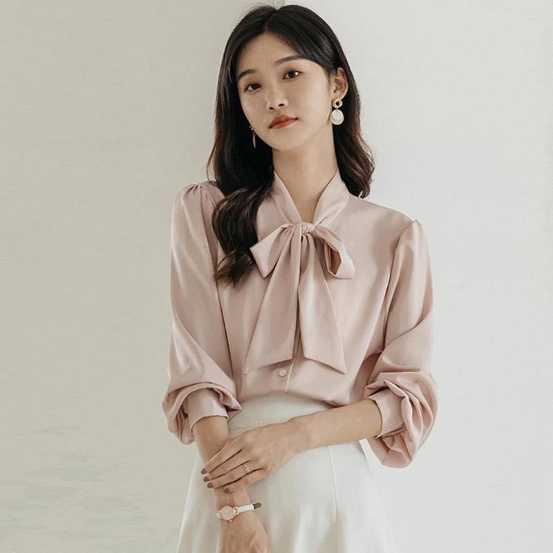 Women' Blouses 2022 Autumn Ladies Sweet Pink Bow Blouse Elegant Long Sleeve White Shirts For Women Female Tops Casual Clothing
Women' Blouses 2022 Autumn Ladies Sweet Pink Bow Blouse Elegant Long Sleeve White Shirts For Women Female Tops Casual Clothing