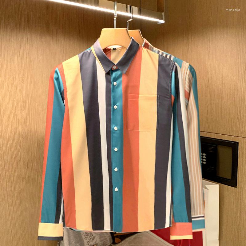 Men's Casual Shirts 2022 Spring Autumn Handsome Fashion Men Shirt Long Sleeve All Match Slim Fit Striped Tops Blouse Homme L91, Qicaise
Men's Casual Shirts 2022 Spring Autumn Handsome Fashion Men Shirt Long Sleeve All Match Slim Fit Striped Tops Blouse Homme L91, Qicaise