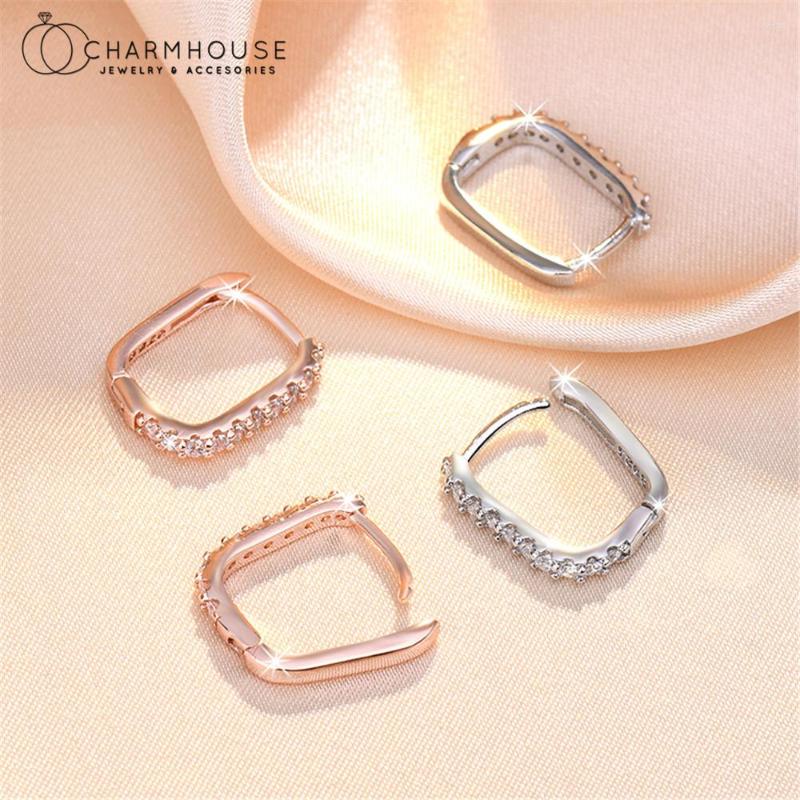 Hoop Earrings Pure Silver For Women Zirconia Ear Cuff Brincos Femme Wedding Jewelry Accessories Party Gifts Bijoux
Hoop Earrings Pure Silver For Women Zirconia Ear Cuff Brincos Femme Wedding Jewelry Accessories Party Gifts Bijoux