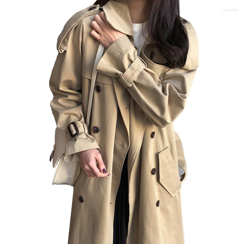 Women's Trench Coats 2022 Spring Autumn Coat Women Clothes Long Korean Fashion Double Breasted Windbreaker Student Loose Ladies Overcoat, Khaki
Women's Trench Coats 2022 Spring Autumn Coat Women Clothes Long Korean Fashion Double Breasted Windbreaker Student Loose Ladies Overcoat, Khaki