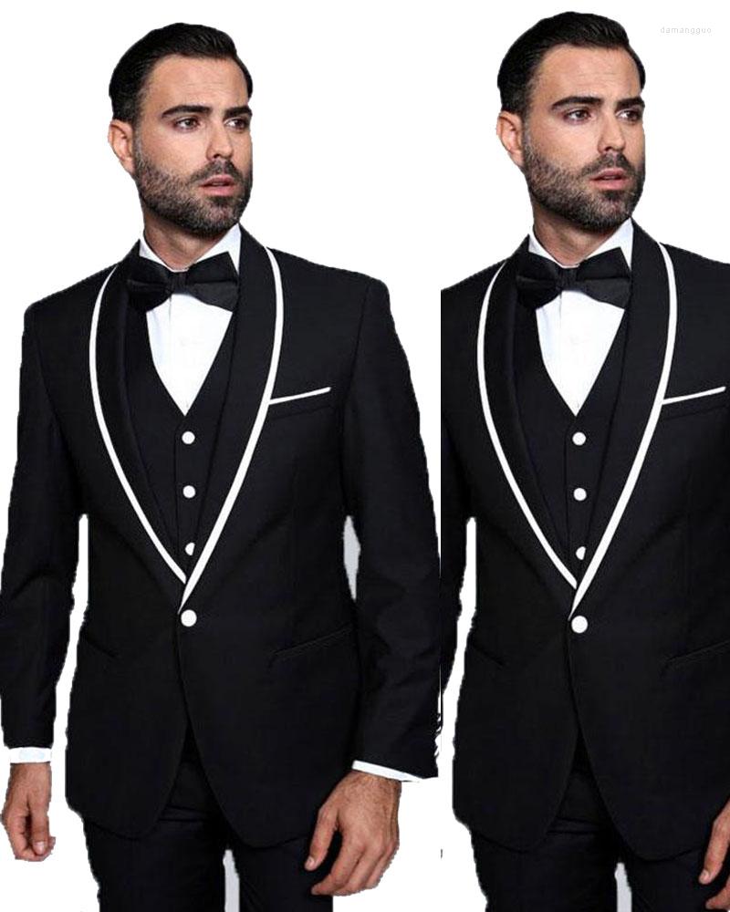 Men's Suits 3 Pieces Black Men White Lapel Customized Wedding Tuxedo Handsome Slim Fit Fashion Party Coat Pant Vest, Blue
Men's Suits 3 Pieces Black Men White Lapel Customized Wedding Tuxedo Handsome Slim Fit Fashion Party Coat Pant Vest, Blue