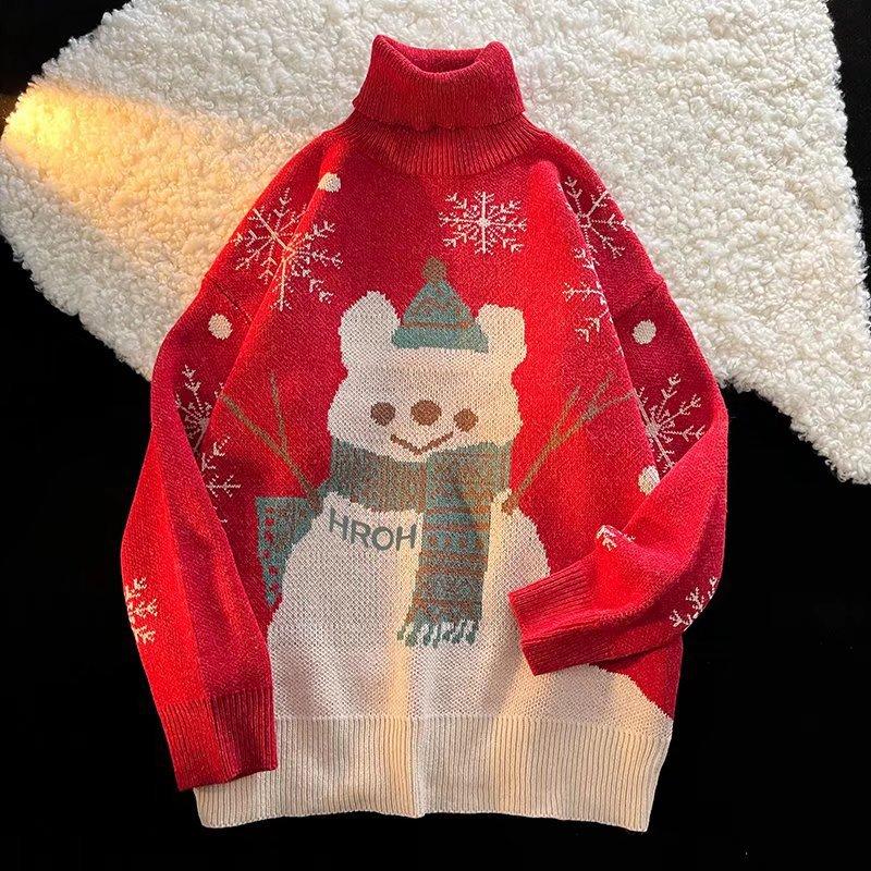 Men's Sweaters Christmas Sweater Loose Korean Version 2022 Lazy Style Autumn Winter Outer Wear Western Wild Couple, Black
Men's Sweaters Christmas Sweater Loose Korean Version 2022 Lazy Style Autumn Winter Outer Wear Western Wild Couple, Black