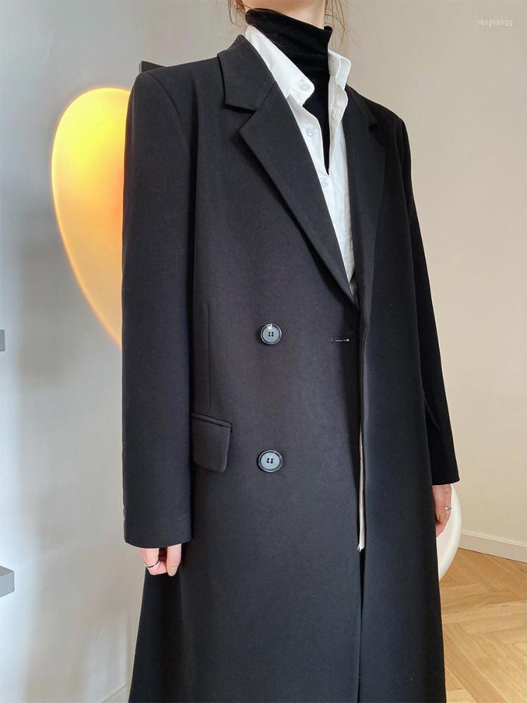Women's Trench Coats High Street Blazer Coat Women Mid-length 2022 Spring Autumn Elegant British Single-breasted Office Lady Windbreaker, Black
Women's Trench Coats High Street Blazer Coat Women Mid-length 2022 Spring Autumn Elegant British Single-breasted Office Lady Windbreaker, Black