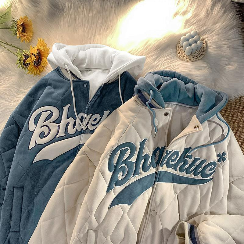 Women' Down Parkas Baseball jacket cotton women' winter versatile loose hooded ins Korean trend warm 221207, Black
Women' Down Parkas Baseball jacket cotton women' winter versatile loose hooded ins Korean trend warm 221207, Black