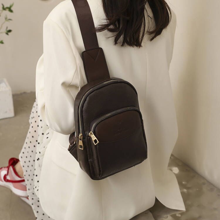 Women's Shoulder Bags handbag fashion men sling chest bags cross body messenger outdoor women waist bag pack briefcase, Brown lattice 7303
Women's Shoulder Bags handbag fashion men sling chest bags cross body messenger outdoor women waist bag pack briefcase, Brown lattice 7303