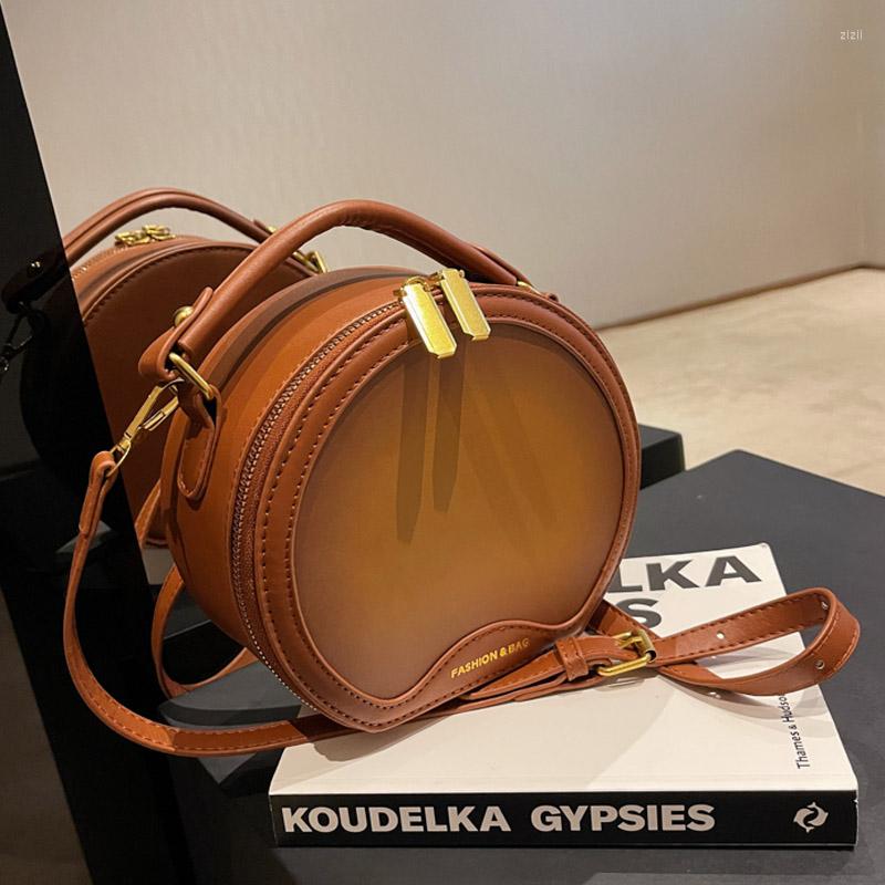 Evening Bags Vintage Pu Leather Shoulder For Women 2022 Round Solid Color Female Crossbody Bag Luxury Women's Brand Handbag And Purses, Black
Evening Bags Vintage Pu Leather Shoulder For Women 2022 Round Solid Color Female Crossbody Bag Luxury Women's Brand Handbag And Purses, Black