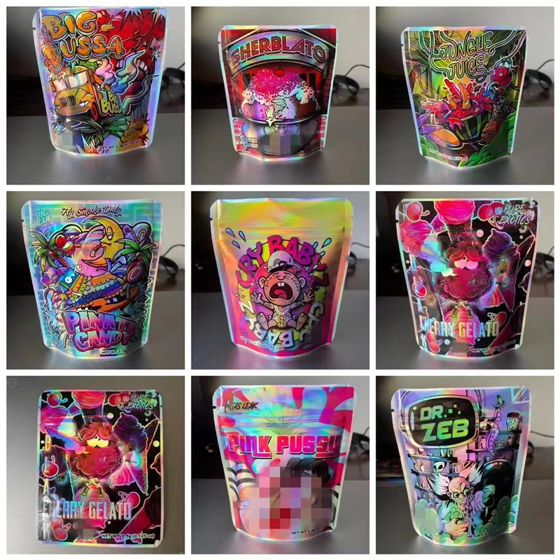big bussa sherbl ato fly somke packing bag mylar storage plastic dry flower Laser holographic packaging bags empty
big bussa sherbl ato fly somke packing bag mylar storage plastic dry flower Laser holographic packaging bags empty
