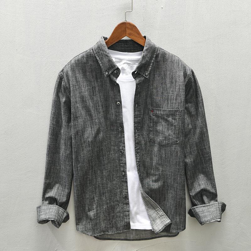 Men's Casual Shirts Z712 Men Cargo Shirt Youth Student Campus Solid Color Regular-Fit Handsome Fashion Lapel Cotton Comfortable Male Tops, Z712 dark blue
Men's Casual Shirts Z712 Men Cargo Shirt Youth Student Campus Solid Color Regular-Fit Handsome Fashion Lapel Cotton Comfortable Male Tops, Z712 dark blue